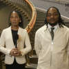 Arielle Desir, Aidel Hawkins and 2AM Ricky at the White House Rising Leaders Summit, July 31, 2024.