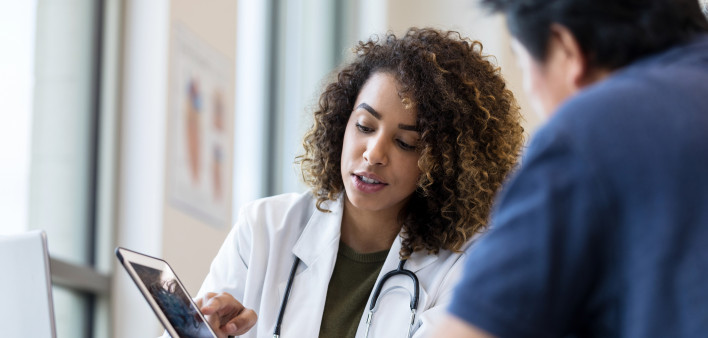 Latino Doctor Patient