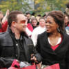 Bono and Oprah Winfrey RED
