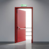 Door open to outside light
