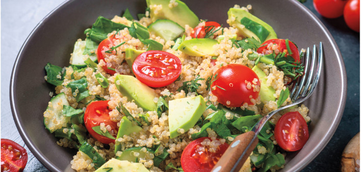 Citrus Quinoa Avocado Salad