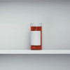 pill bottle in empty medicine cabinet meds