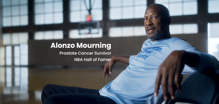 Basketball star Alonzo Mourning