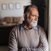 sad old man elderly