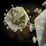 illustration of hiv virus