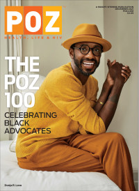 POZ December 2021 cover POZ 100