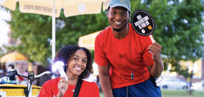 ViiV reps participated in HIV-themed tailgate activities, such as “Prevention Pops” popsicle giveaways, during Alabama State University’s Homecoming weekend 2024 in Montgomery.