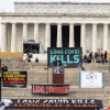 Renee Addams, a Long COVID advocate from New York City, speaks at the Long COVID March in Washington, D.C., March 15, 2024