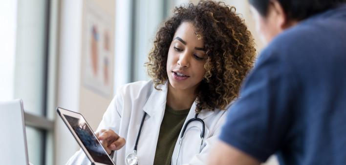 Latino Doctor Patient