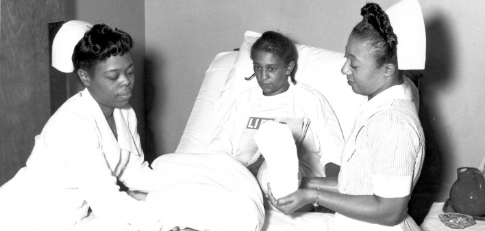 Nurses at Oak Ridge Hospital, 1940s