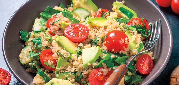 Citrus Quinoa Avocado Salad