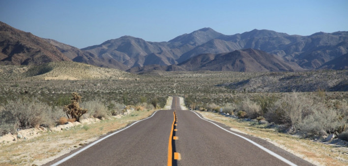 desert highway in California, prostate cancer blog