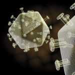 illustration of hiv virus