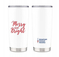 Society’s Merry and Bright White Tumbler