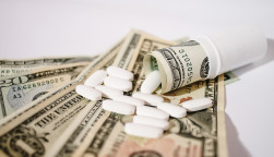 pills and money