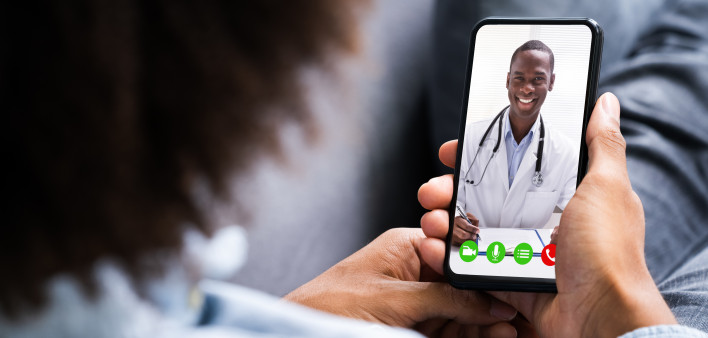 Images Photos Illustrations Vectors      Video  The most comfiest consultation ever stock photo Telemedicine, Doctor, Healthcare And Medicine, Patient, Medical Exam