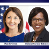 Federal health experts Mandy Cohen of the CDC and Miriam Delphin-Rittmon of SAMHSA
