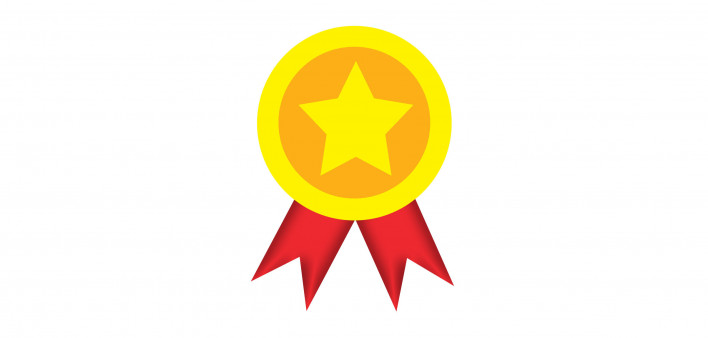 star on ribbon award