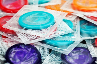 colored condoms