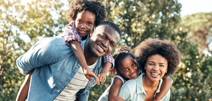 African-American family