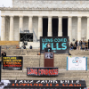 Renee Addams, a Long COVID advocate from New York City, speaks at the Long COVID March in Washington, D.C., March 15, 2024