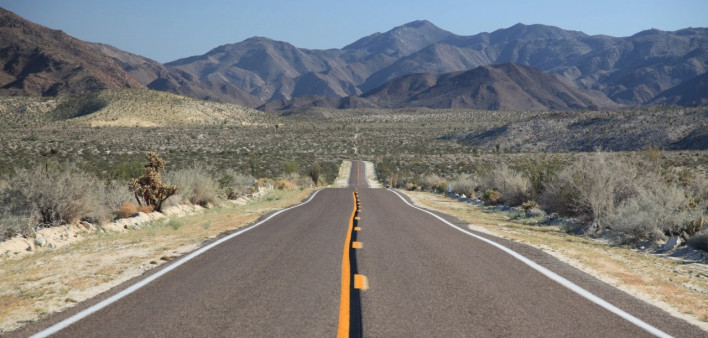 desert highway in California, prostate cancer blog