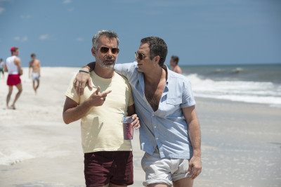 Joe Mantello (left) and Mark Ruffalo in The Normal Heart