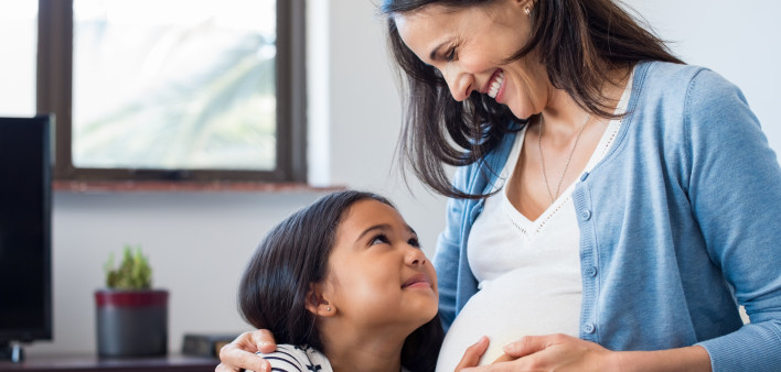 pregnant mother and your girl