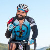 A rider in the 2019 AIDS/LifeCycle