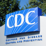 Close up of entrance sign for Centers for Disease Control and Prevention.