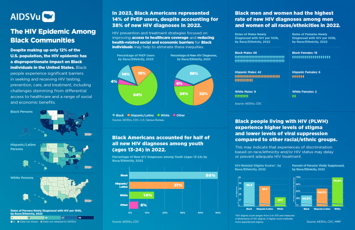 AIDSVu created sharable infographics for National Black HIV/AIDS Awareness Day 2025.