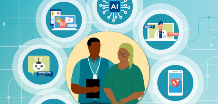 Cover of the report on patient navigation and technology
