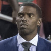 Pro Football Hall of Famer and ESPN pundit Randy Moss during a broadcast of a game in 2016.