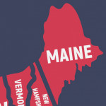 United States of America map with state names