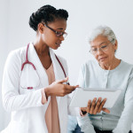 Doctor and Patient consultation Black doctor