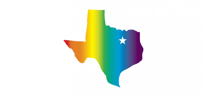 rainbow texas shape