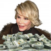 Jone Rivers and pile of money