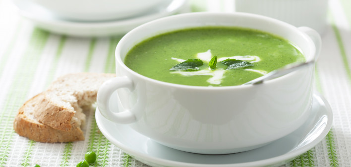 Chilled Spring Pea Soup