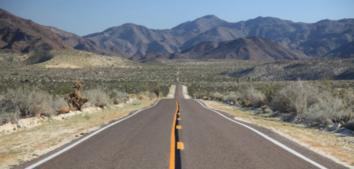 desert highway in California, prostate cancer blog