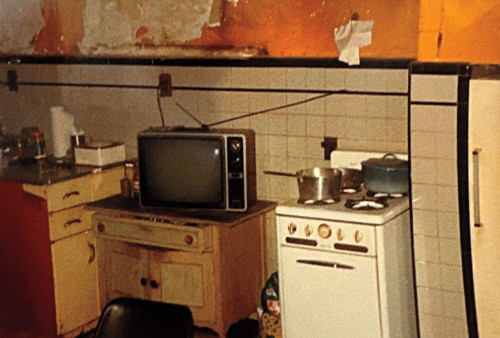brownstone kitchen before renovation