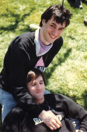 Eric Sawyer with his former boyfriend Frank Jump (top)