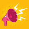 illustration megaphone