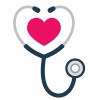 illustration heart stethoscope
