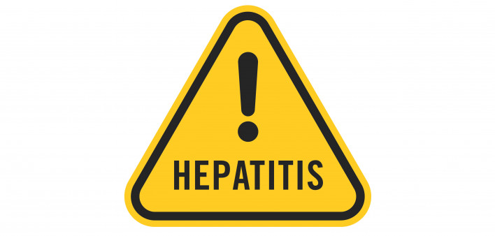 yield sign caution hepatitis