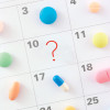 calender with pills and question mark