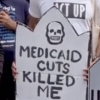 Scenes from the “Death by 1,000 Musk Cuts” protest March 28, 2025, in Manhattan