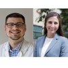 The 2025 NCCN Foundation Young Investigator Awardees are, left to right, Drs. Rachel Abelman, Mathew Angelos, Kathryn Tringale and Jennifer Zhang.