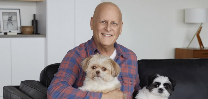On National Pet Day, April 11, 2025, actor Dave Coulier writes: "these two little guys, Ziggy and Cooper, didn’t leave my side (sensing that I was sick) while we navigated through the challenges of cancer and chemotherapy