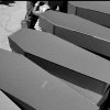 AIDS activists deliver a mountain of coffins April 2025 to the State Department in defense of global HIV program PEPFAR.