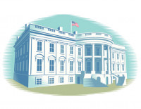 illustration white house